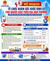 PHÚ TÂN 1, 2, 3: KHÁM SỨC KHỎE CHO NGƯỜI DÂN TỪ NGÀY 28 ĐẾN 30/8