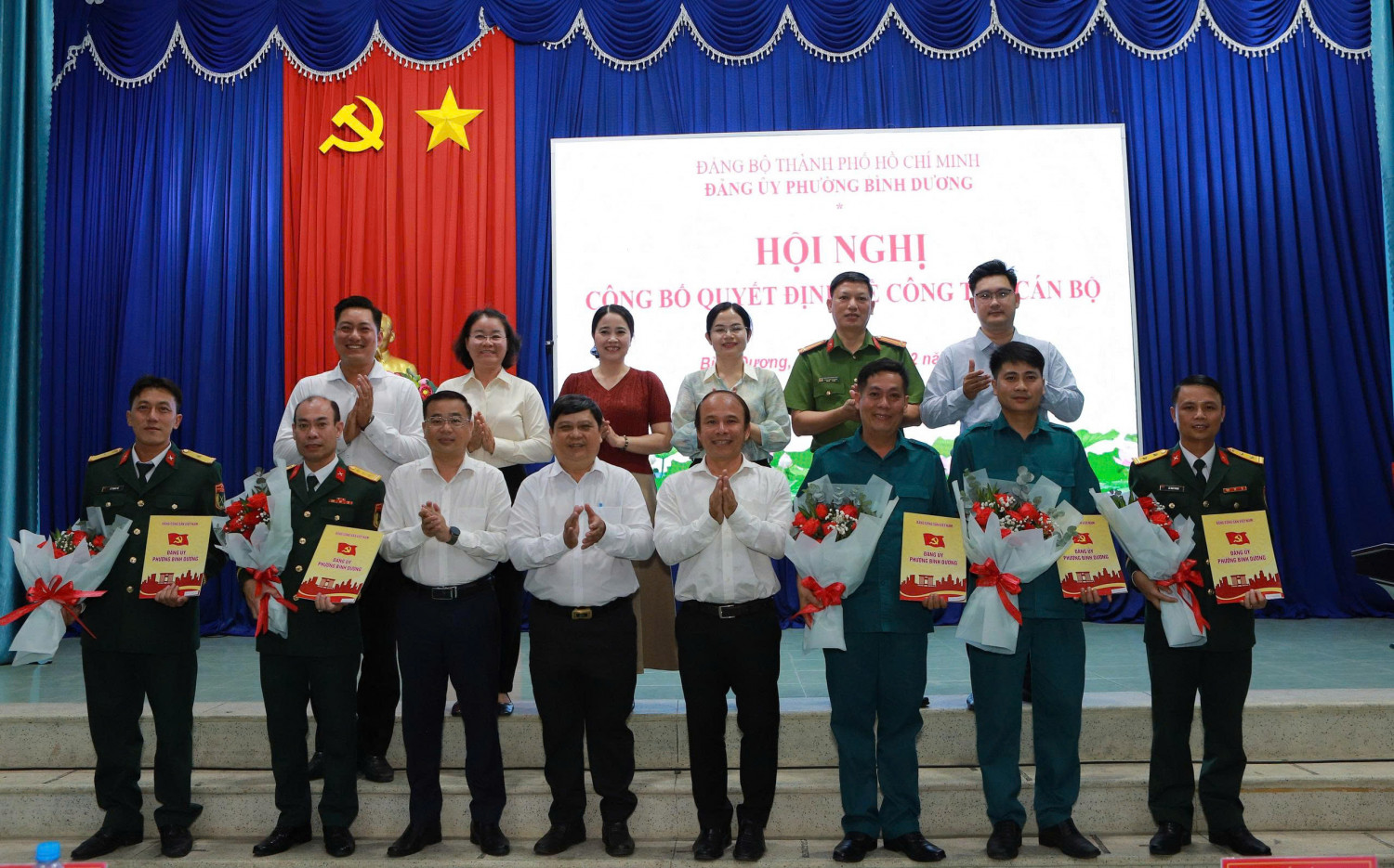 Phường Bình Dương tổ chức hội nghị công bố quyết định về công tác cán bộ